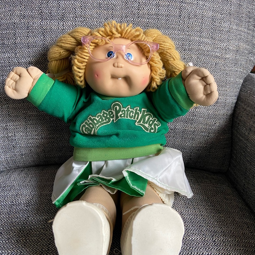 Vintage Cabbage Patch Kids Doll with Glasses